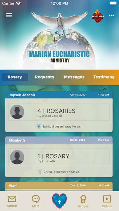 Marian Eucharistic Ministry screenshot 2