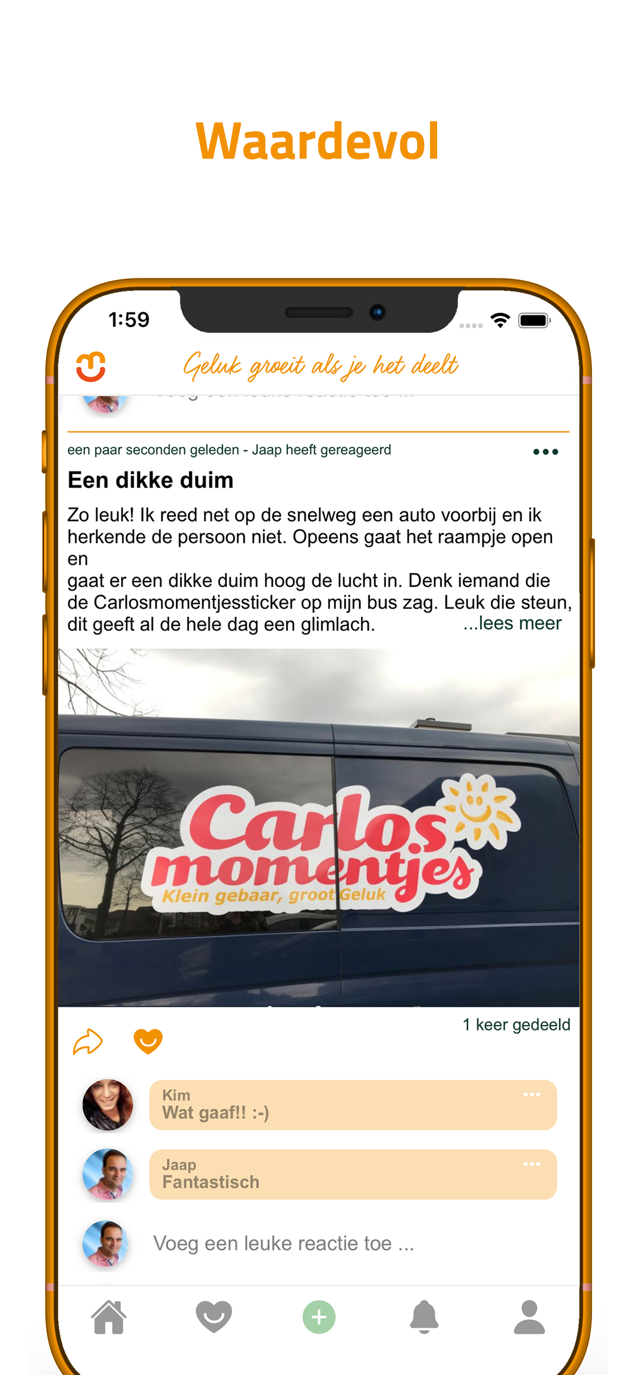 Geluksapp Carlosmomentjes