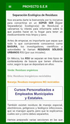 Game screenshot S.E.R.: Separación de Residuos apk
