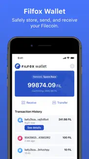 filfox wallet iphone screenshot 1