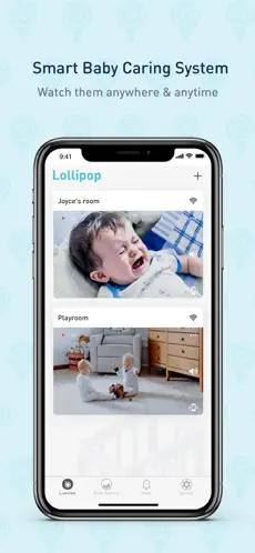 Screenshot 1 Lollipop - smart baby monitor iphone