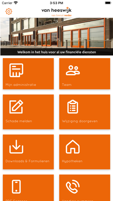 Van Heeswijk Assurantie Screenshot