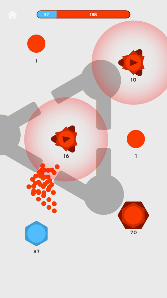 #2. Clash of Dots - 1v1 RTS (iOS) 由: AI Games FZ