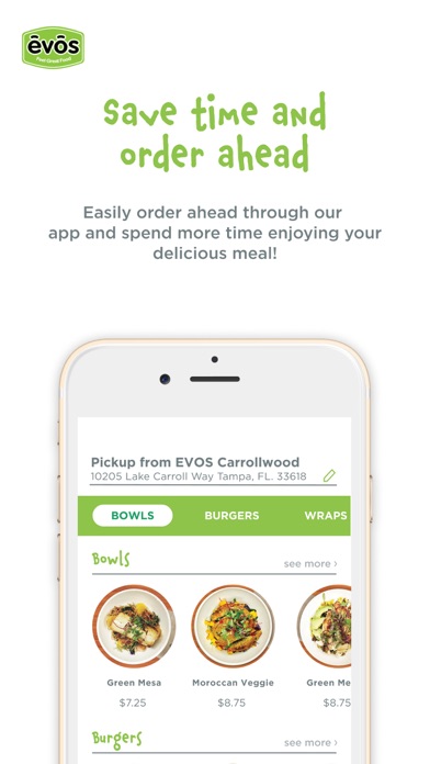 EVOS Restaurants (USA) Screenshot