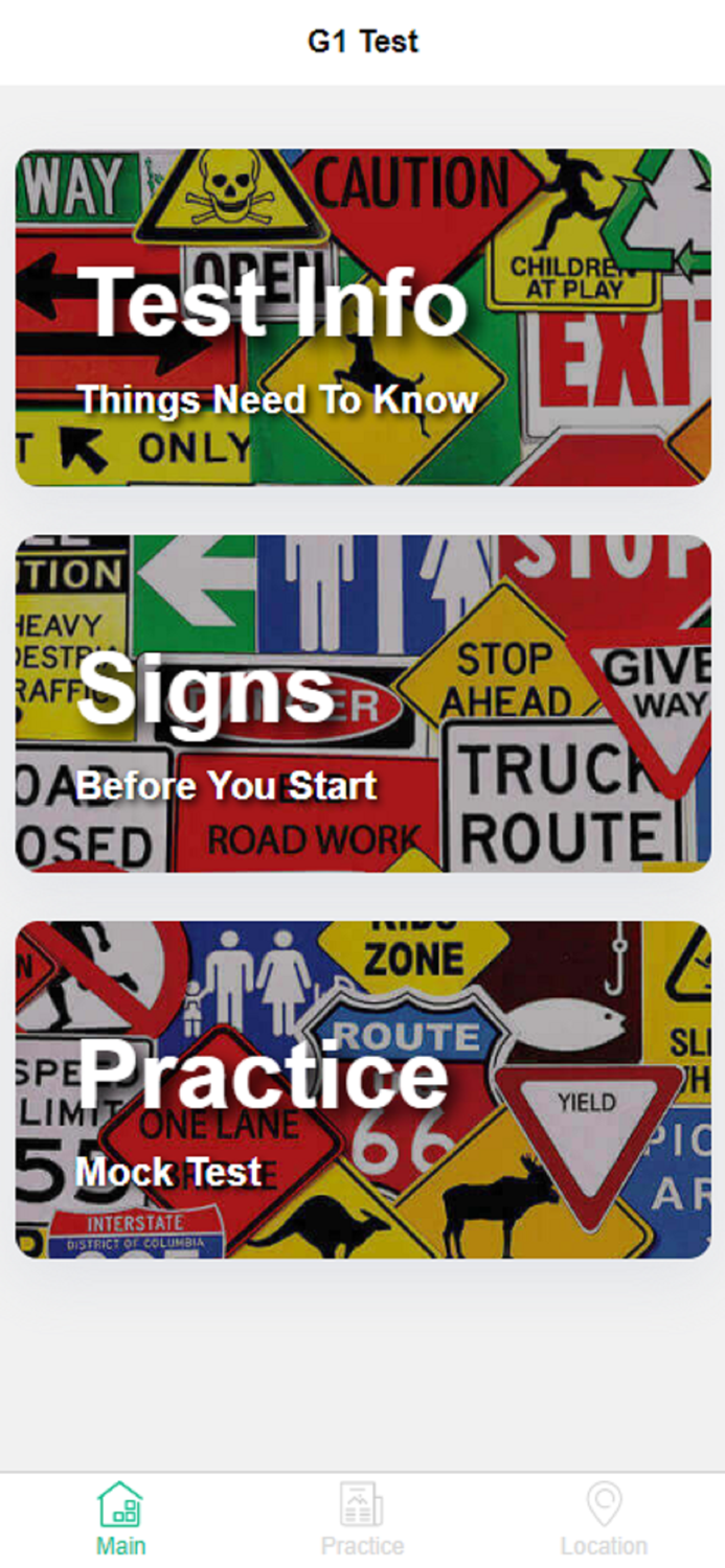 G1 Driving Test -Mock Test