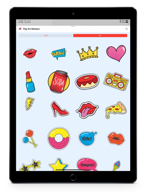 Screenshot #6 pour Pop Art - GIFs & Stickers