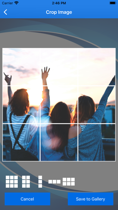 Screenshot #1 pour Photo Splitter: Picture Grid
