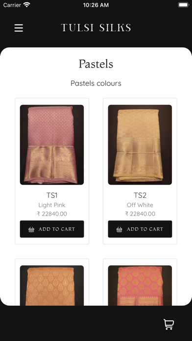 Tulsi Silks Wholesale Screenshot