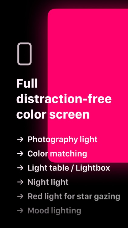 Screen Light Color