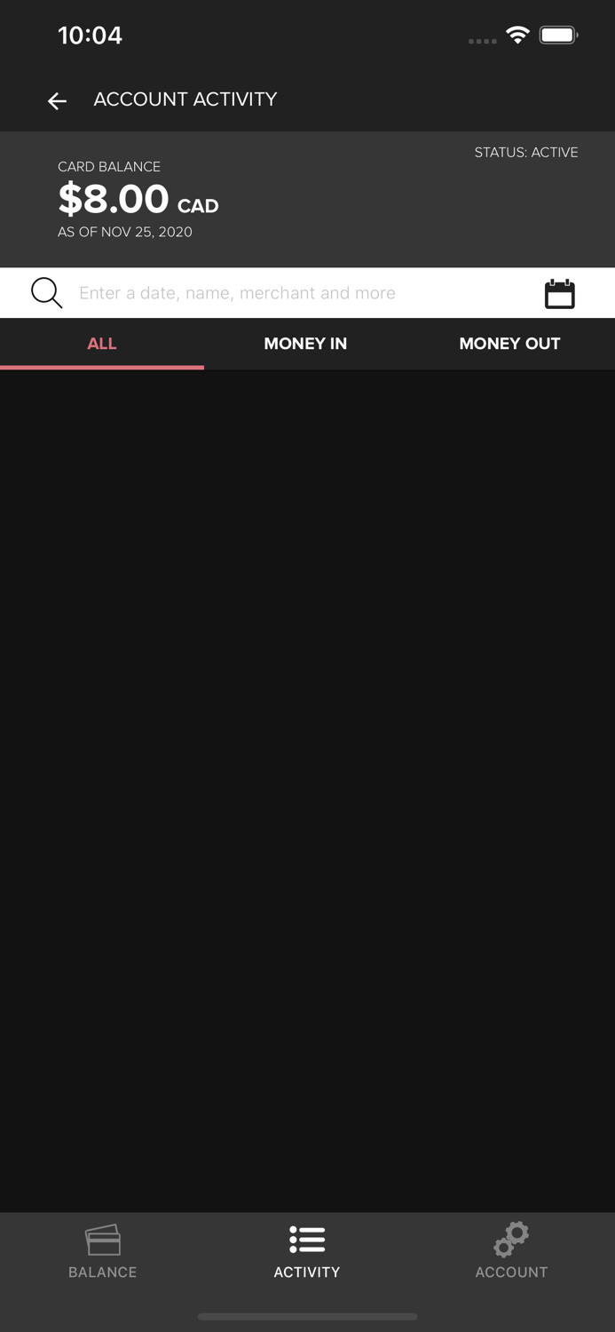 St. John’s Balance Checker