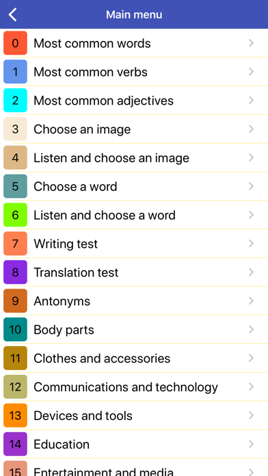 French Phrases Learning Screenshot