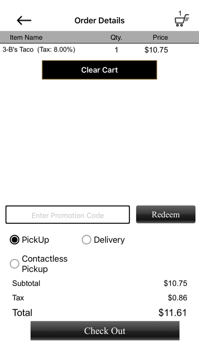 Rustic Taco Bar Screenshot