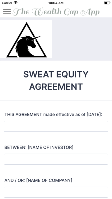 Wealth Gap App Screenshot