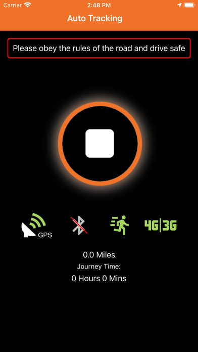 Mileage Track Screenshot