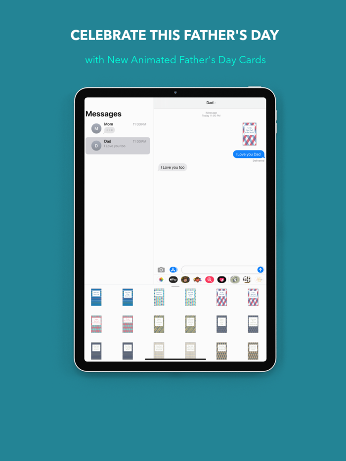 Dads Day Cards by Unite Codes