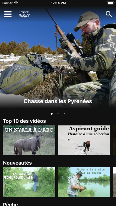 Screenshot #1 pour Le Chasseur Français TV