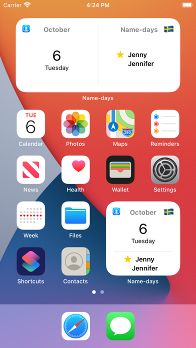 Name-days Screenshot