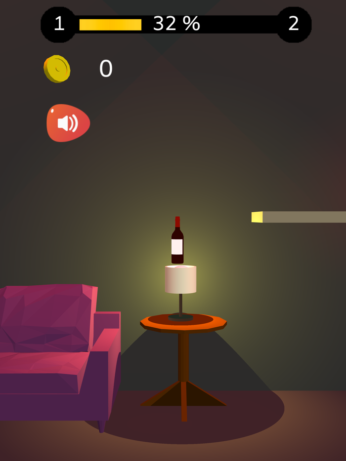 Wine Bottle Flip 3D- Halloween