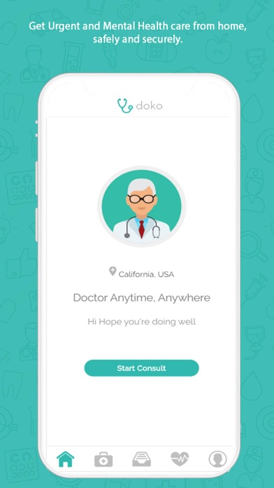 Doko MD Telehealth Screenshot