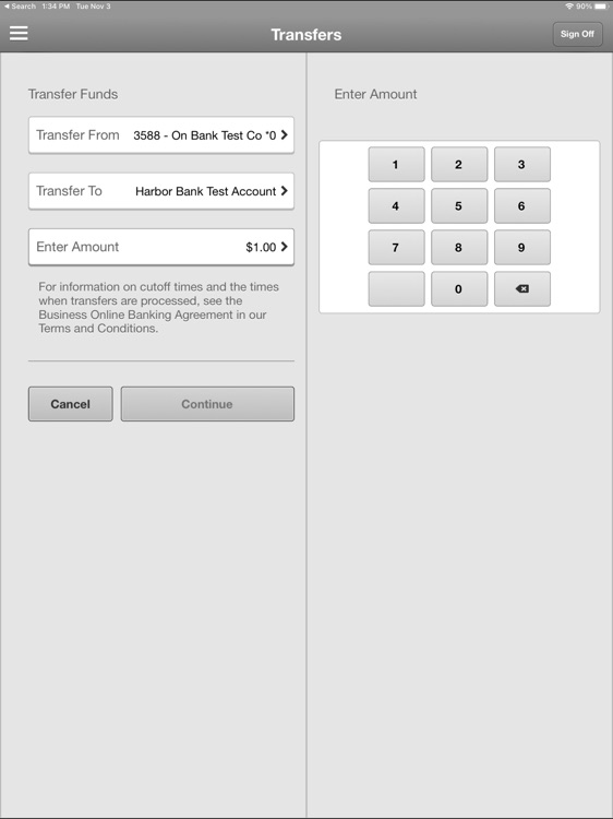 Harbor Biz Net for iPad