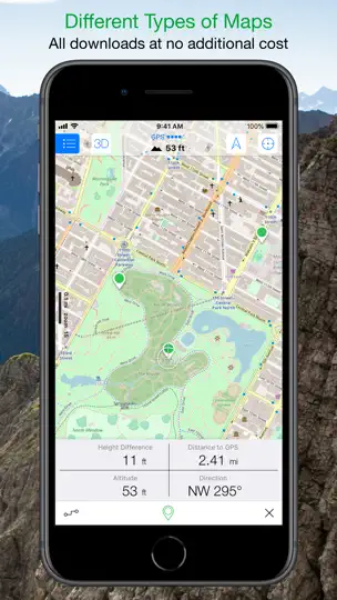 Скриншот Maps 3D - Outdoor GPS на iPhone 5