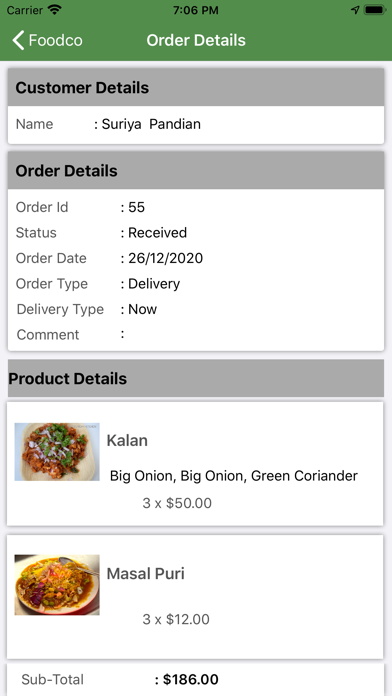 Foodco Restaurant Screenshot