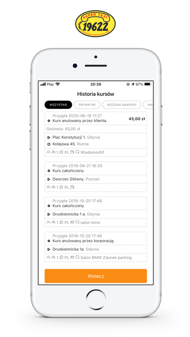 Super Taxi Rzeszów Screenshot
