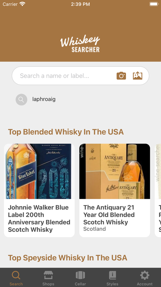 WhiskeySearcher - 5.31 - (iOS)