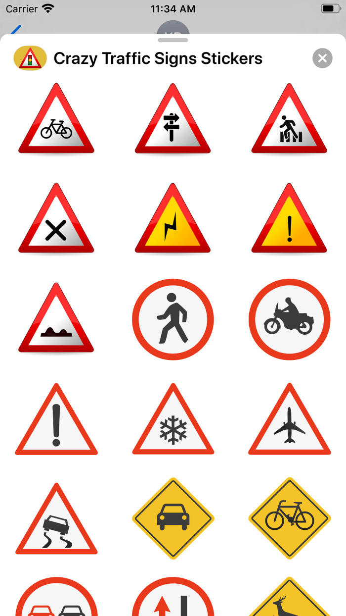 Crazy Traffic Signs Stickers