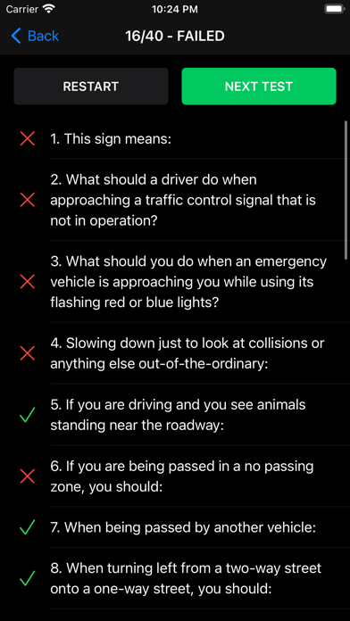 DMV Permit Practice Test ゜のおすすめ画像7