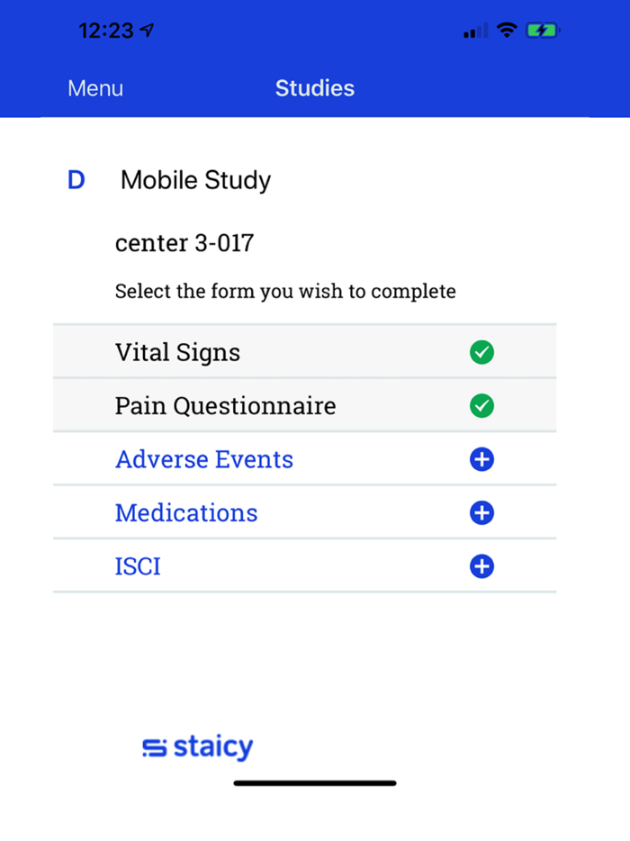 IQVIA phx staicy PROM