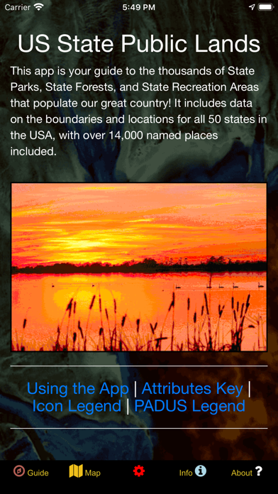 Screenshot #2 pour US State Parks and Forests Map
