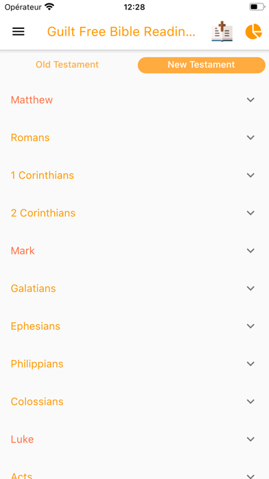 Guilt Free Bible Reading Plan Screenshot