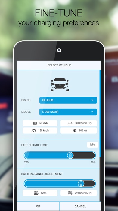 EV Navigation Screenshot