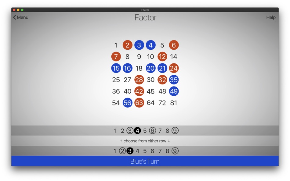 #4. iFactor - Multiplication Game (macOS) Podle: 10101 Software