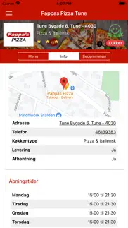 pappas pizza tune app iphone screenshot 2