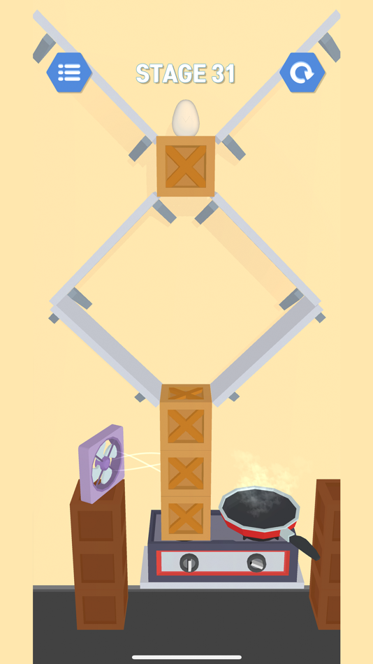 #6. Egg drop 3D (iOS) 由: MondayOFF