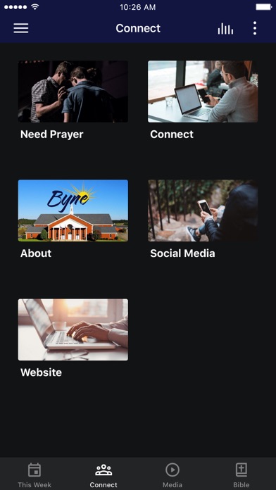 Byne Baptist Church App Screenshot