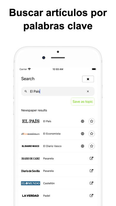 Noticias de última hora España Screenshot