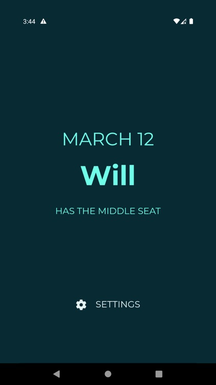 Middle Seat