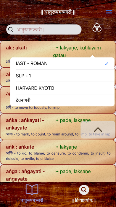 Sanskrit Dhatu 360° screenshot 5