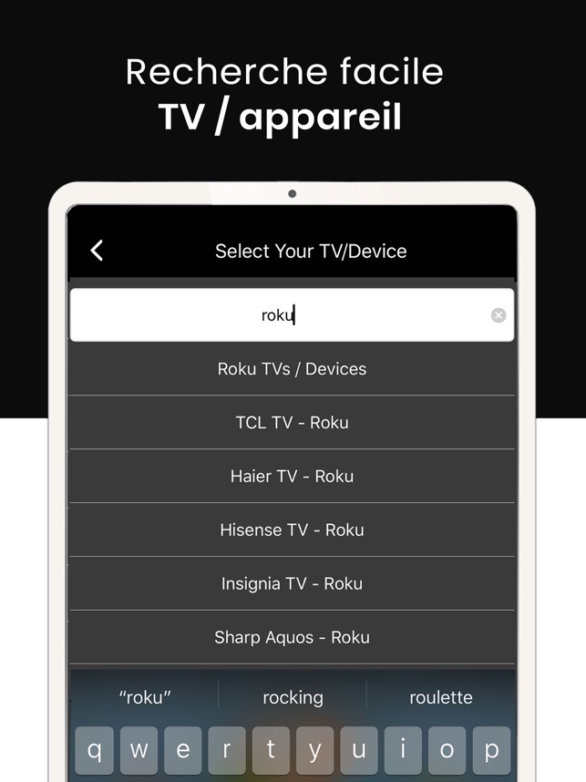 Télécommande TV universelle dans l'App Store