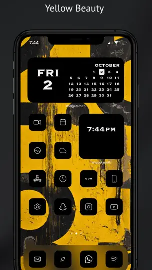 Captura de pantalla de Icono De Aplicación Estética en iPhone 9
