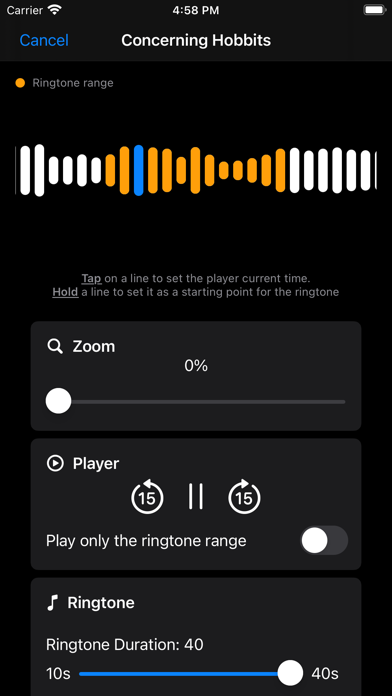 iRingTunes+ Screenshot