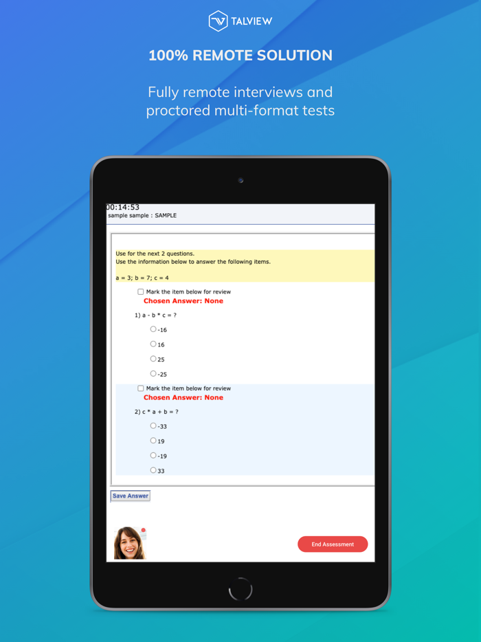 Talview Proview Proctoring