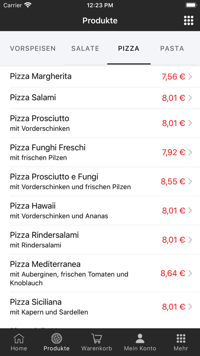 La Osteria Screenshot