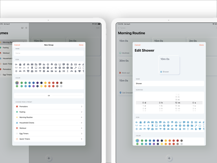 TiMe - Timer Widgets