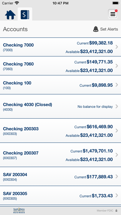 South Metro FCU Business Screenshot