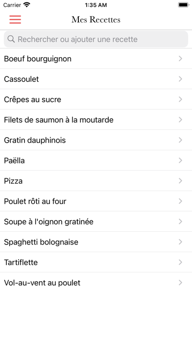 Screenshot #3 pour My Shopping List, Grocery list