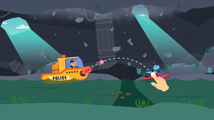 Dinosaur Police Games for kids
